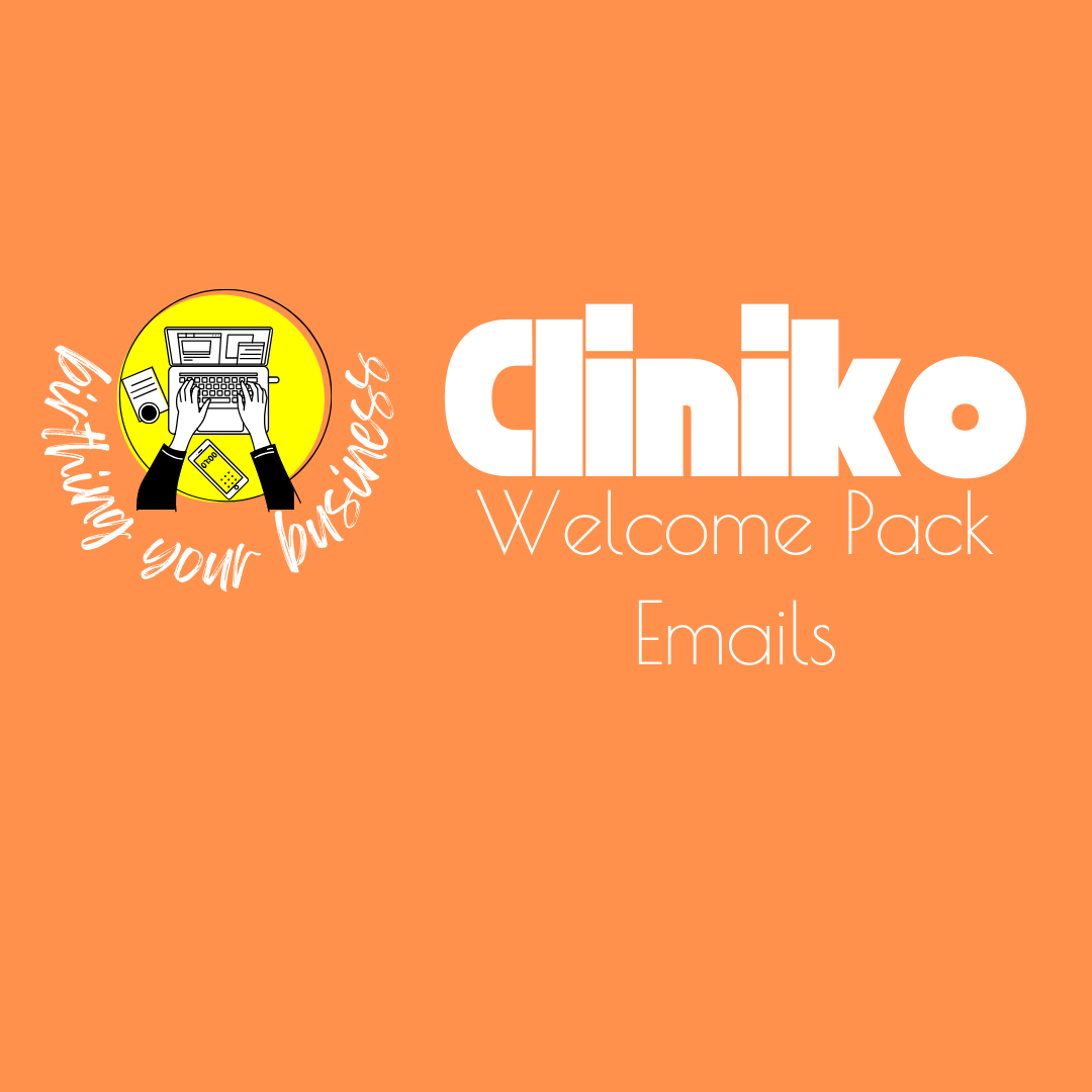 CLINIKO - Letter / Email Template - Welcome Pack Emails