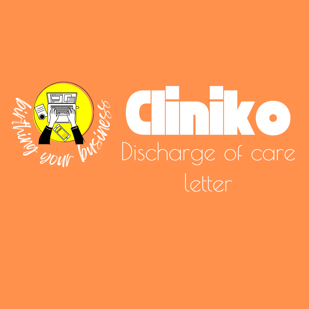 CLINIKO - Letter / Email Template - Discharge of care letter